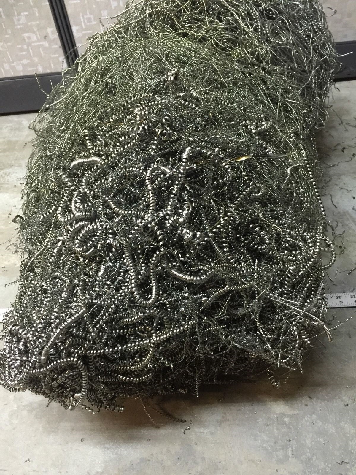 36lbs Stainless STL Shavings Filings Turnings Shredded Chips Science Orgone Art