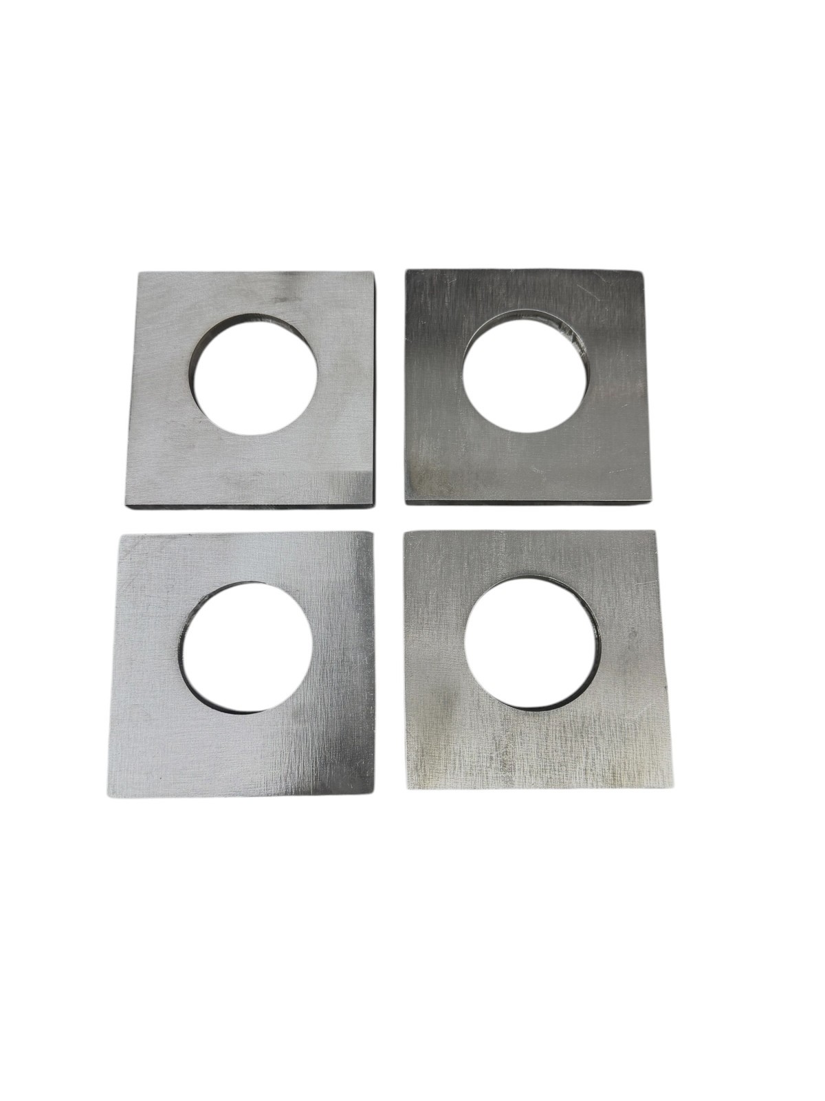 (4) 4″x4″ Plates with 2in Offset Hole 3/8 Plate