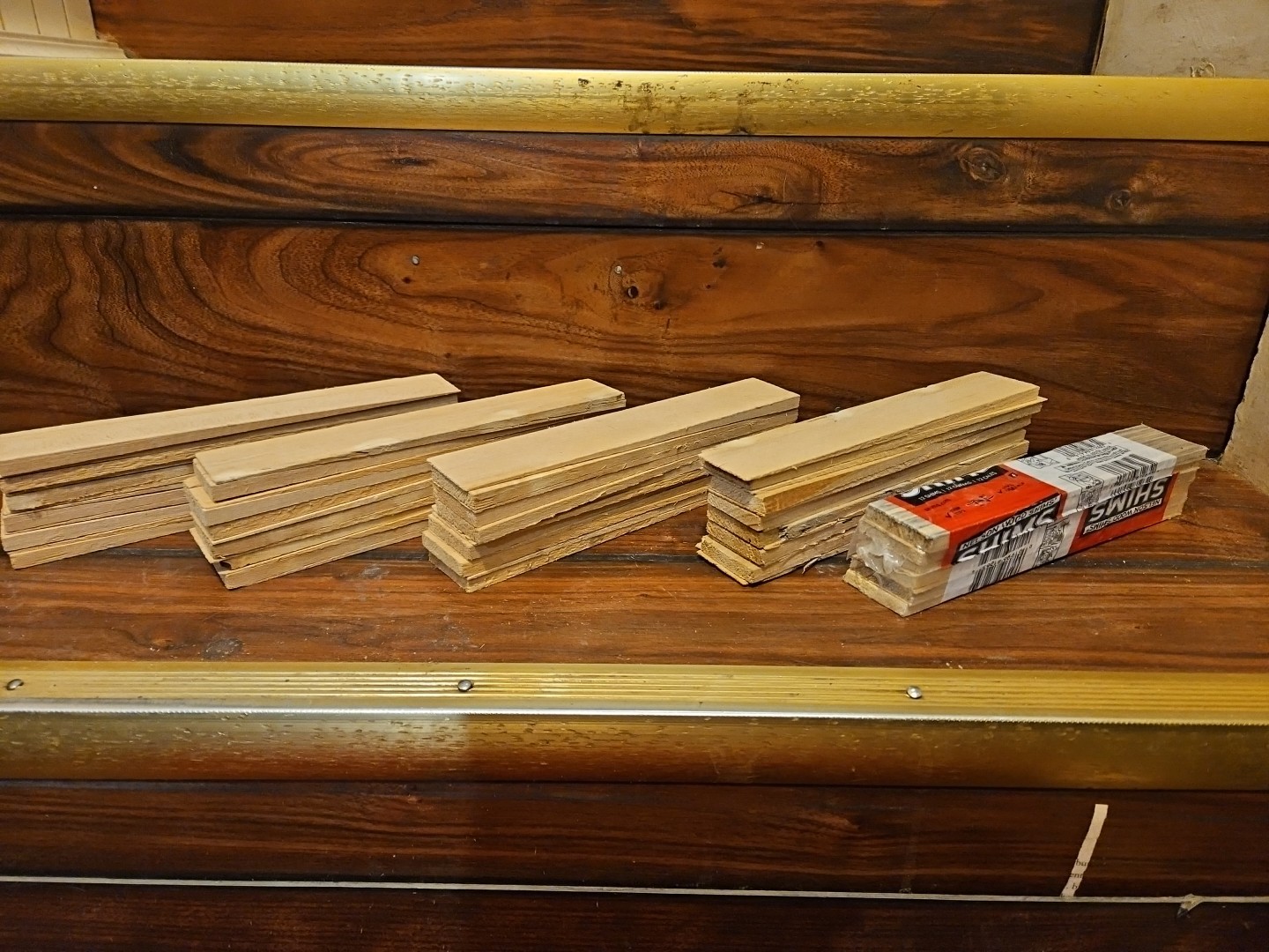 DIY Bundle Of 60 Wood Shims 8-Inch Shims, High Performance Natural Wood,