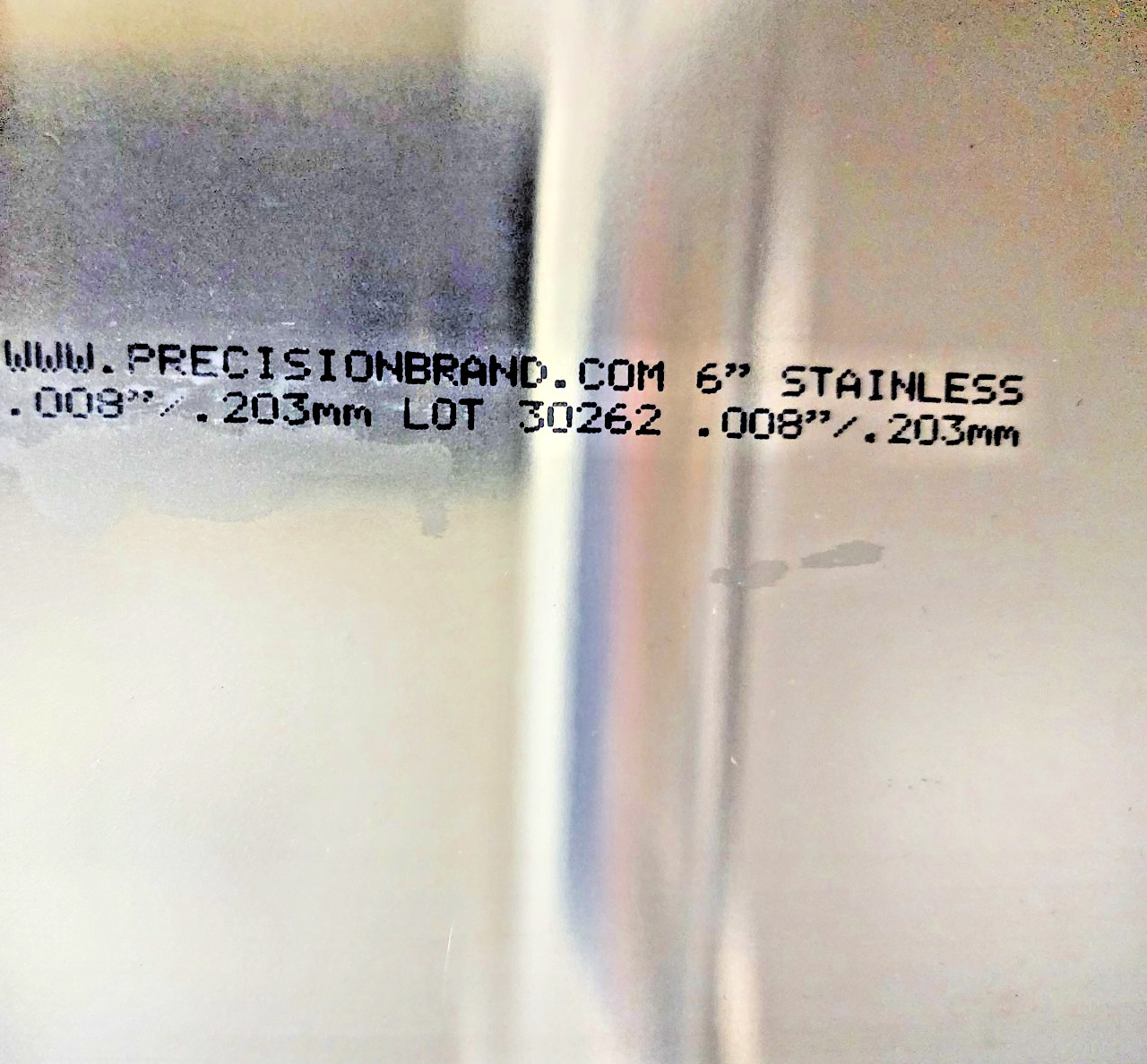 Precision Brand 22445 Steel Shim 22LF8 Flat Sheets 6″x12″-Separate Size (Pack 8)