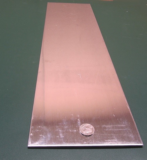 1100 Aluminum Sheet Softened (O) .125″ (1/8″) Thick x 6.0″ Wide x 24.0″ Long