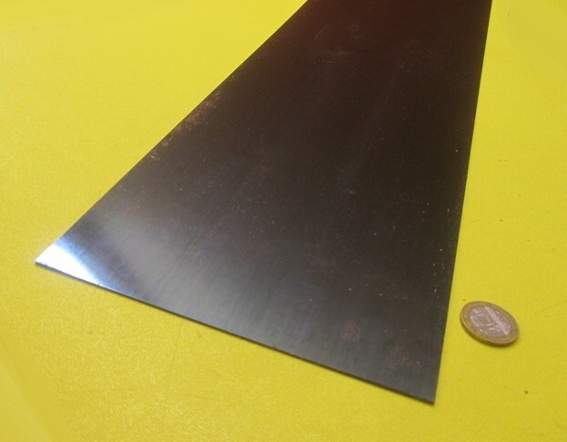 1095 Hard Blue Tempered Spring Steel Shim .012″ Thick x 6.00″ Wide x 12″ Long