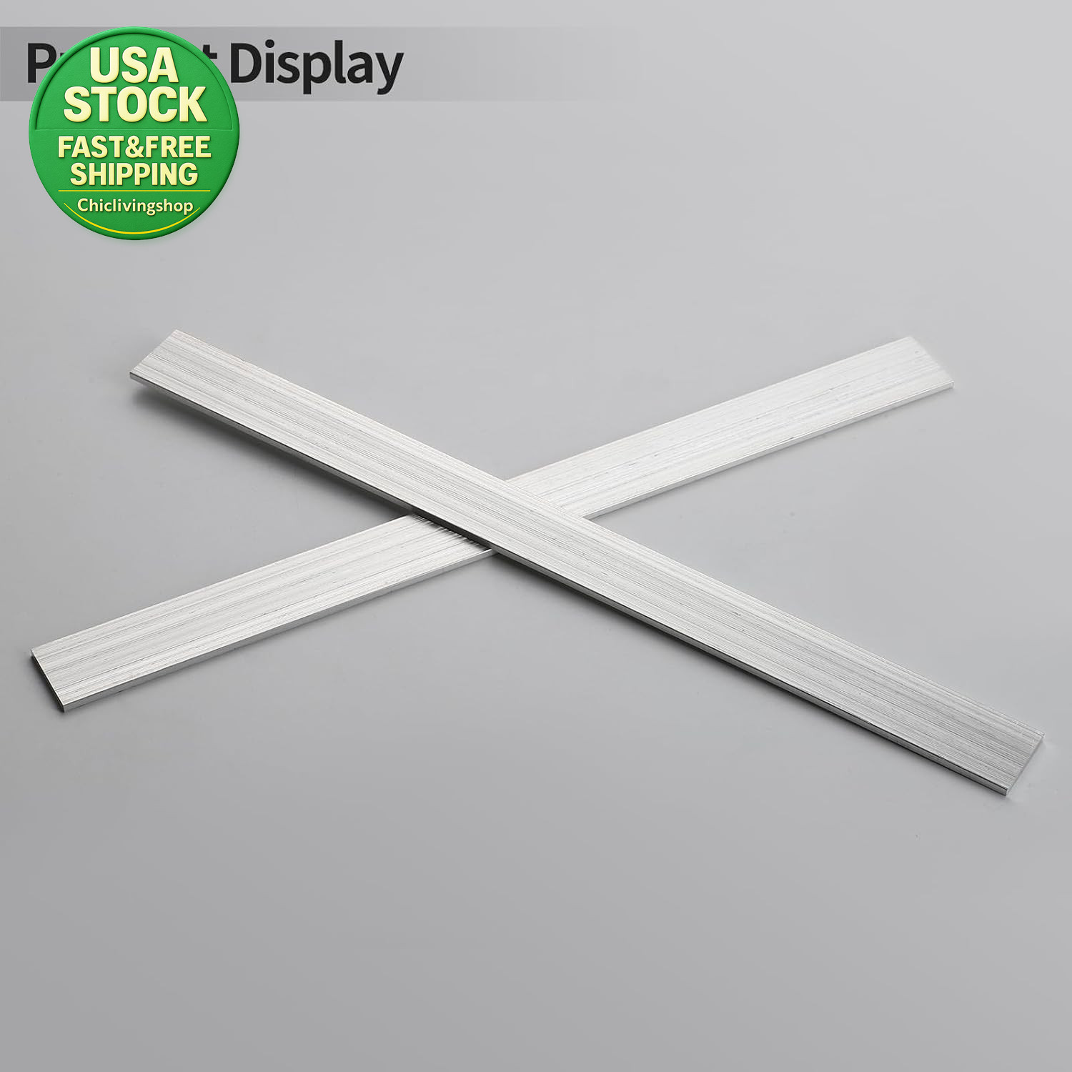 2 Pcs 6061 Aluminum Flat Bar 1 8 X 1 X 12 Inch Solid Square Plate Stock