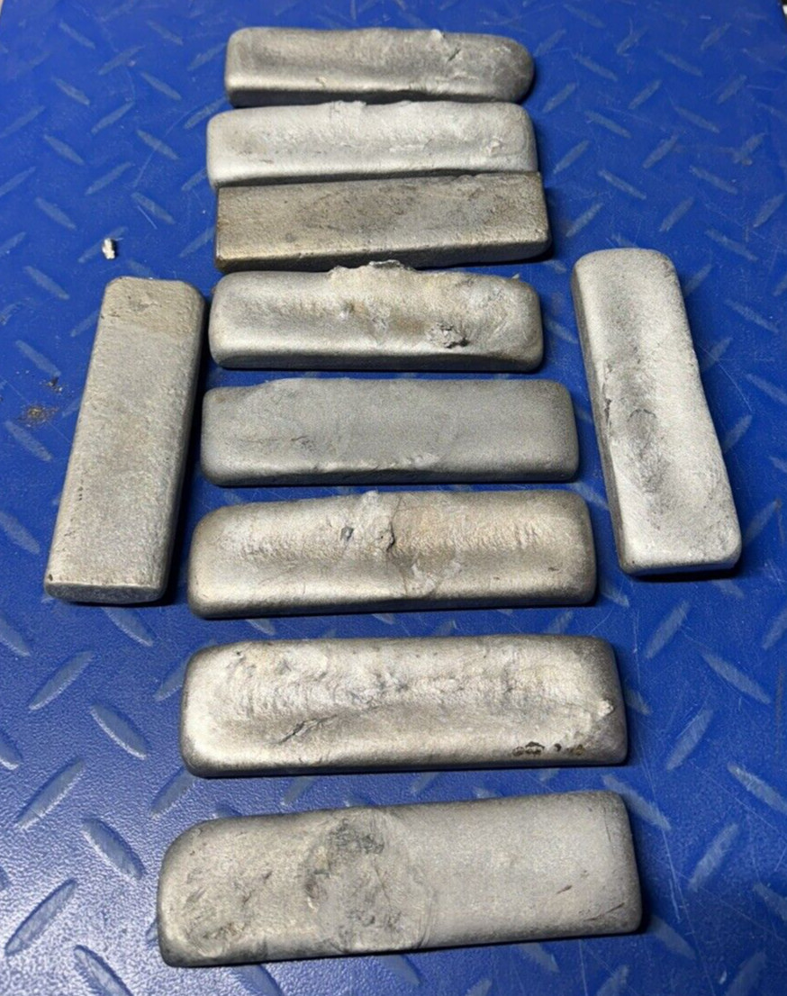 Aluminum Ingots for casting 5 Lbs Scrap