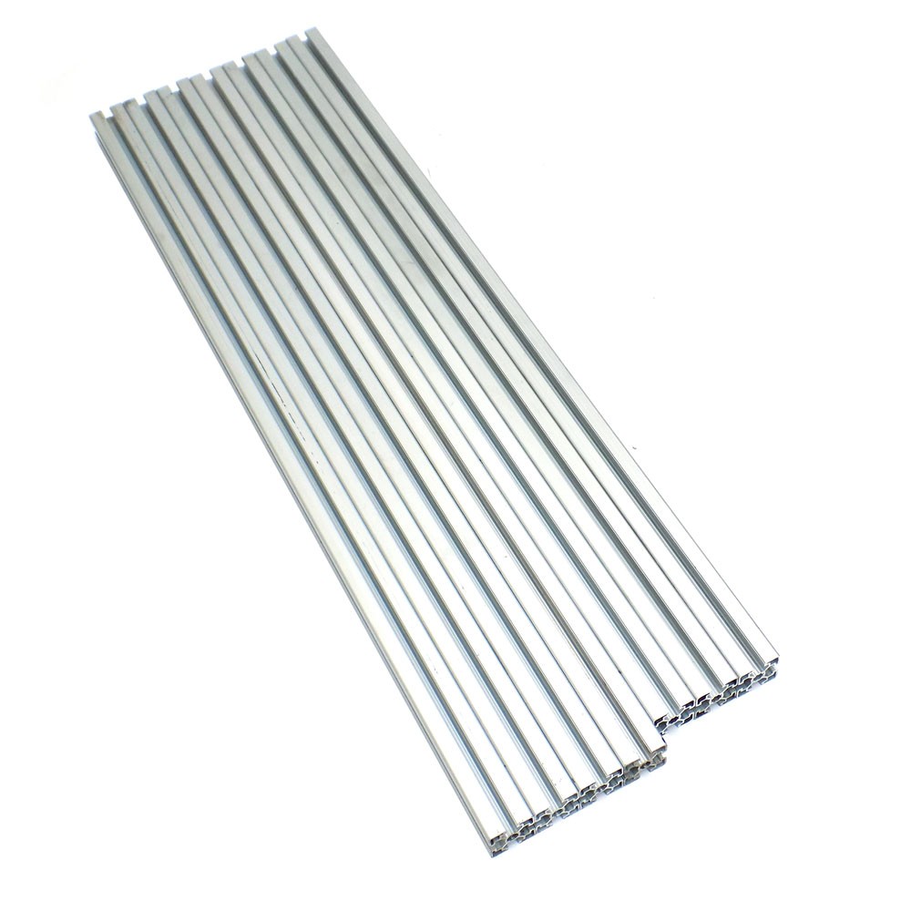 (Lot of 7) Bosch 45×45 Aluminum Extrusion T-Slot (4) 1073mm & (3) 1047mm Length