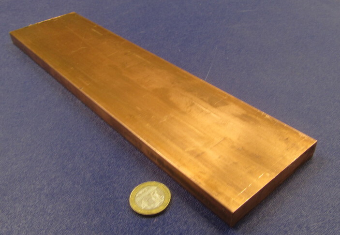 110 Copper Bar H02, 1/2″ Thick x 3.0″ Wide x 1 Ft Length