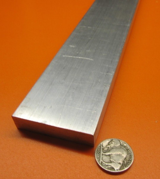 2024 T651 Aluminum Bar, 1/2″ (.500″) Thick x 2.0″ Wide x 12″ Length