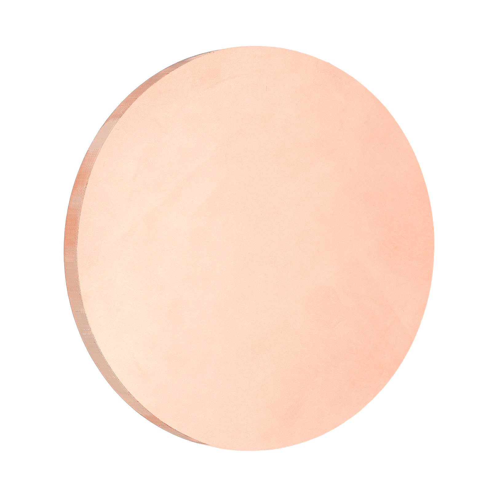 Copper Round Plate, 0.2″ Thick 2″ Dia C1100 Pure Copper Sheet