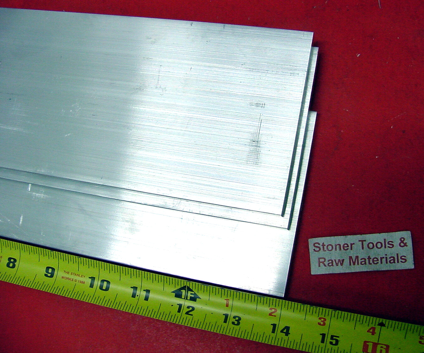 3 Pieces 1/4″ X 4″ 6061 T6511 ALUMINUM FLAT BAR 14″ long New Mill Stock