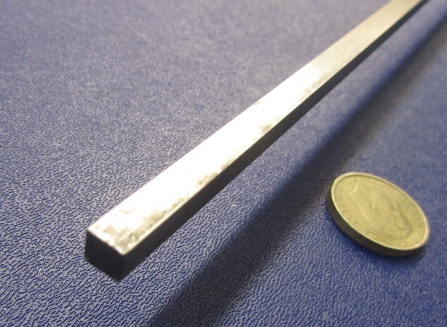 1018 Steel Square Bar, 1/4″ Thick x 1/4″ Wide x 24″ Length, 6 Units, 12 Ft