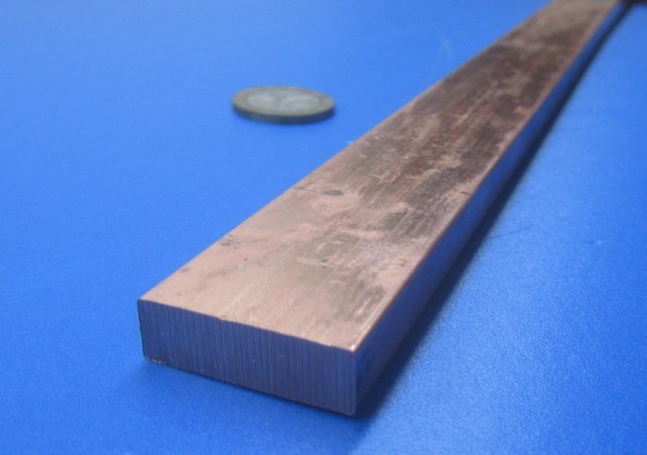 110 Copper Bar H02, 5/16″ Thick x 1.0″ Wide x 24 Inch Length
