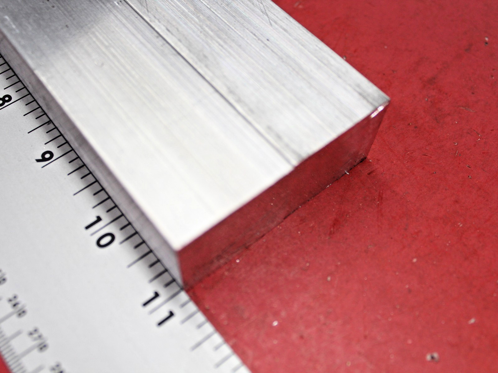 2 Pieces 1″ X 1-1/4″ 6061 ALUMINUM FLAT BAR 11″ long T6511 NEW SOLID MILL STOCK