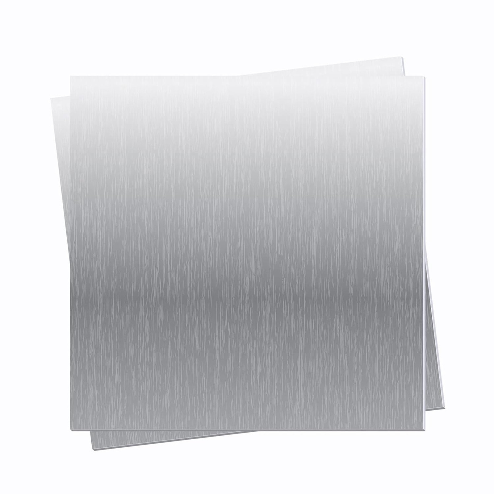 6061 Aluminum Sheet Metal 6×6 Inch 0.02 Inch Thick Crafting Plate for Industry