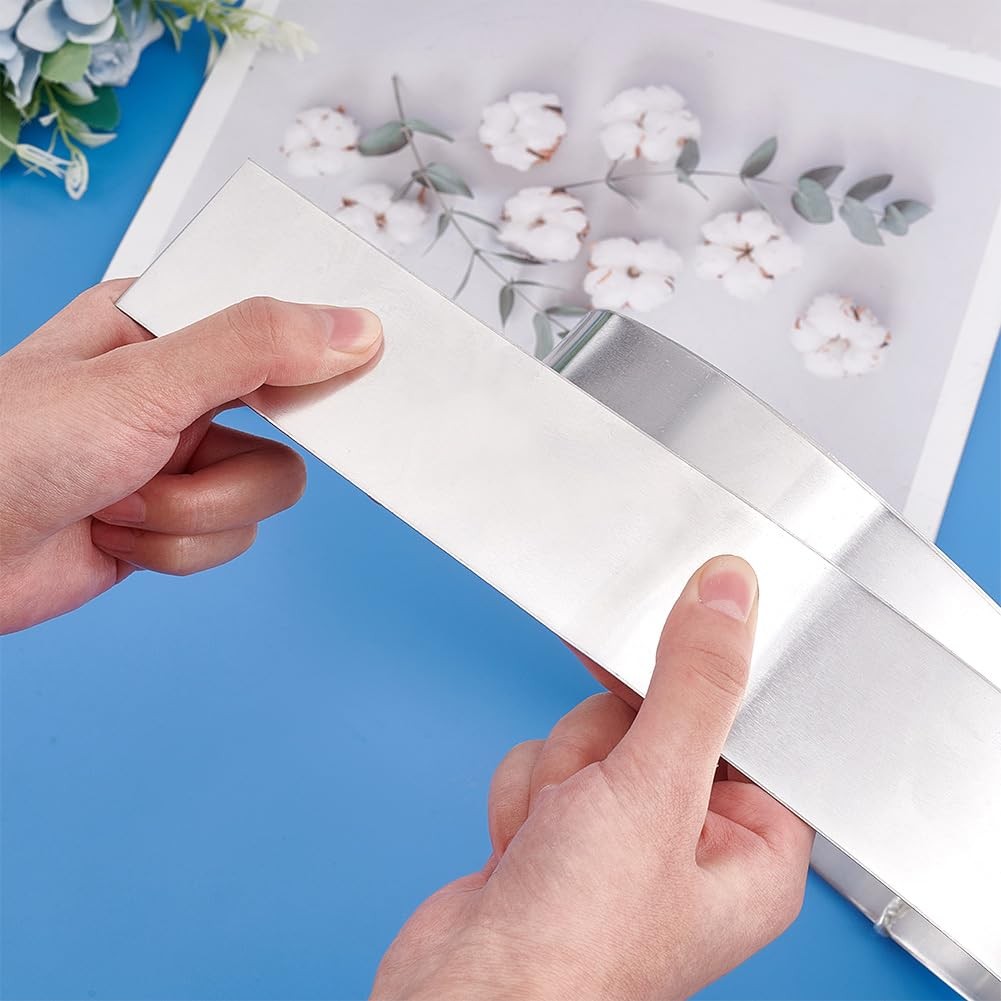 Aluminum Flashing Roll 1060 1mm x 2 inch x 6.5Ft Metal Strips Bendable Pure A…
