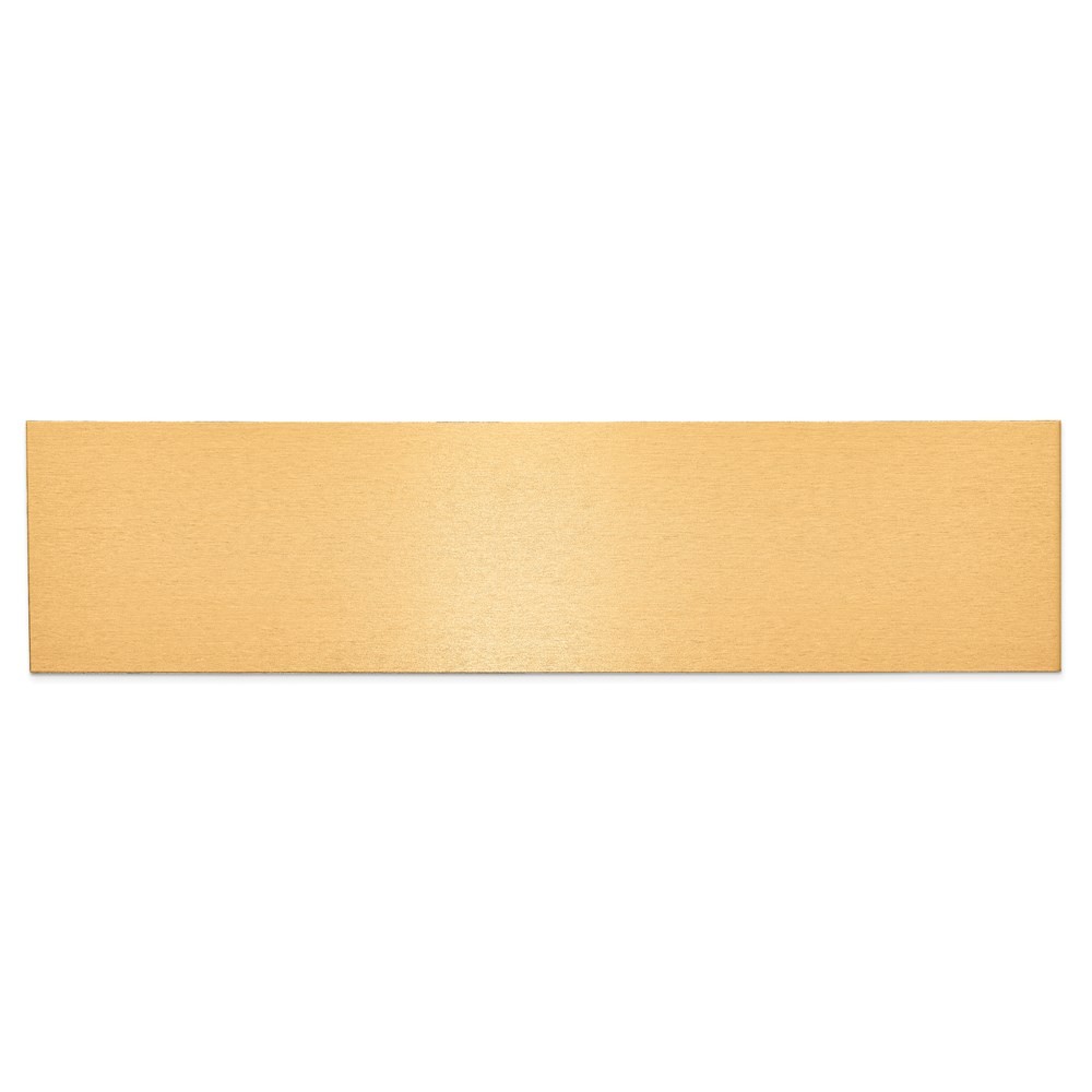 1 7/8 x 7 1/2 Copper Aluminum Plates-Set of 6