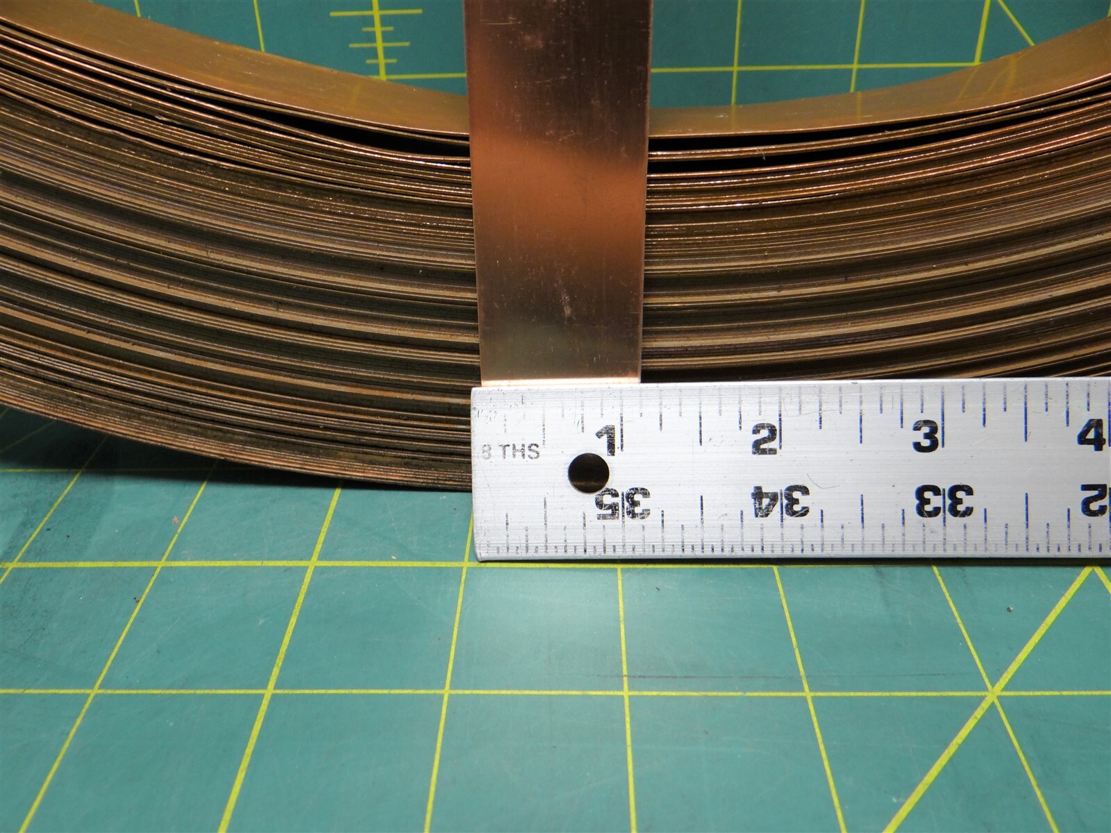 22 Gauge Solid Copper Grounding Strap Flexible Metal Banding 1″ x 0.028″ x 1 Ft
