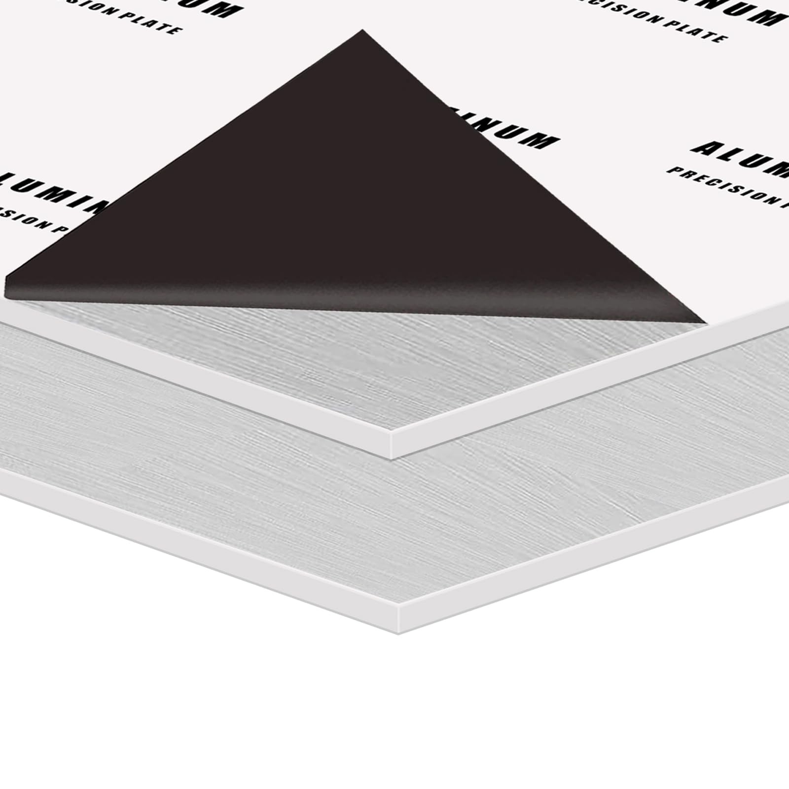 2PCS 6061 Aluminum Sheet Metal, 12 x 16 x 1/8 Thickness Heavy Duty Aluminum Shee