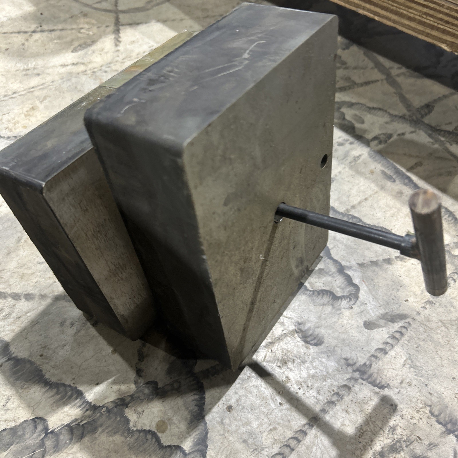 2 Blocks Of A2 Machine Steel. 7.5”x5.5”x2.375”. Machine Steel . 55# Total