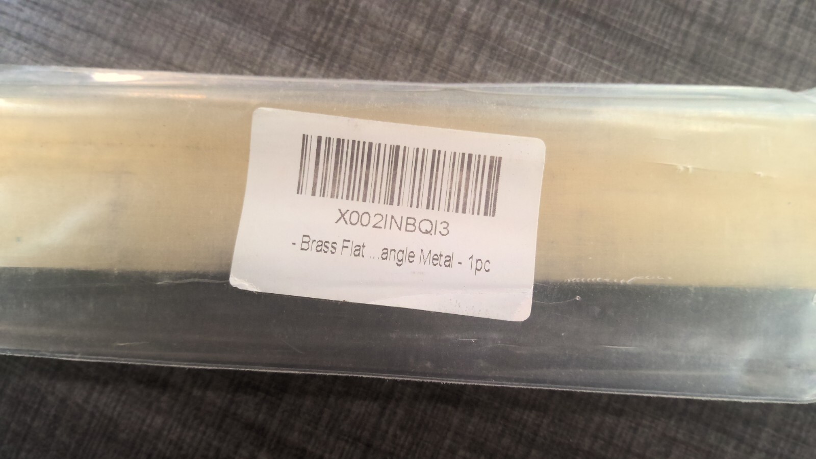 1 Piece Brass Flat Bar Stock 3/8″ x 1″ x 6″ Extruded Metal C360 Knife Making
