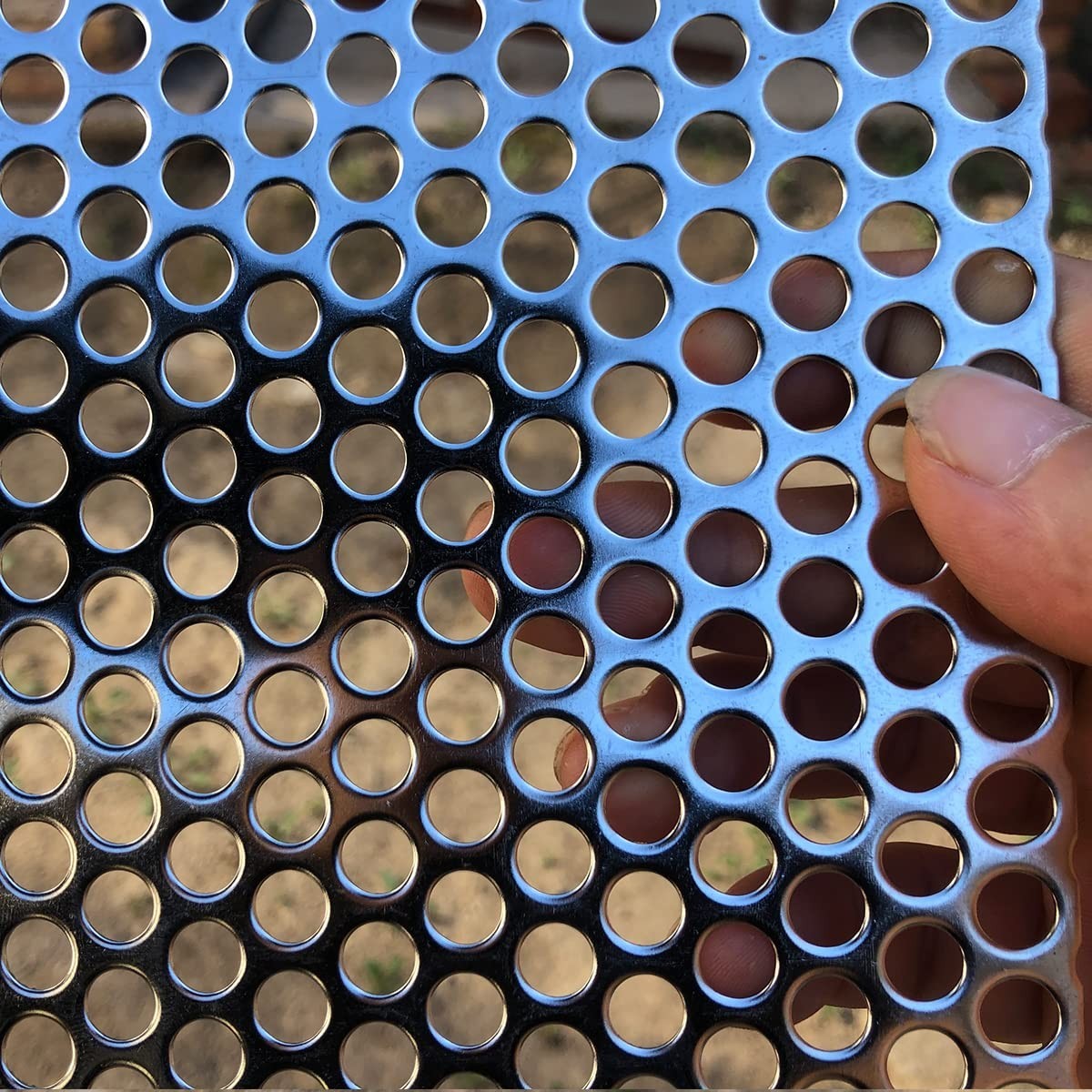 Lightweight 0.4 lb Perforated Metal Sheet for Decorative and Utility Projects