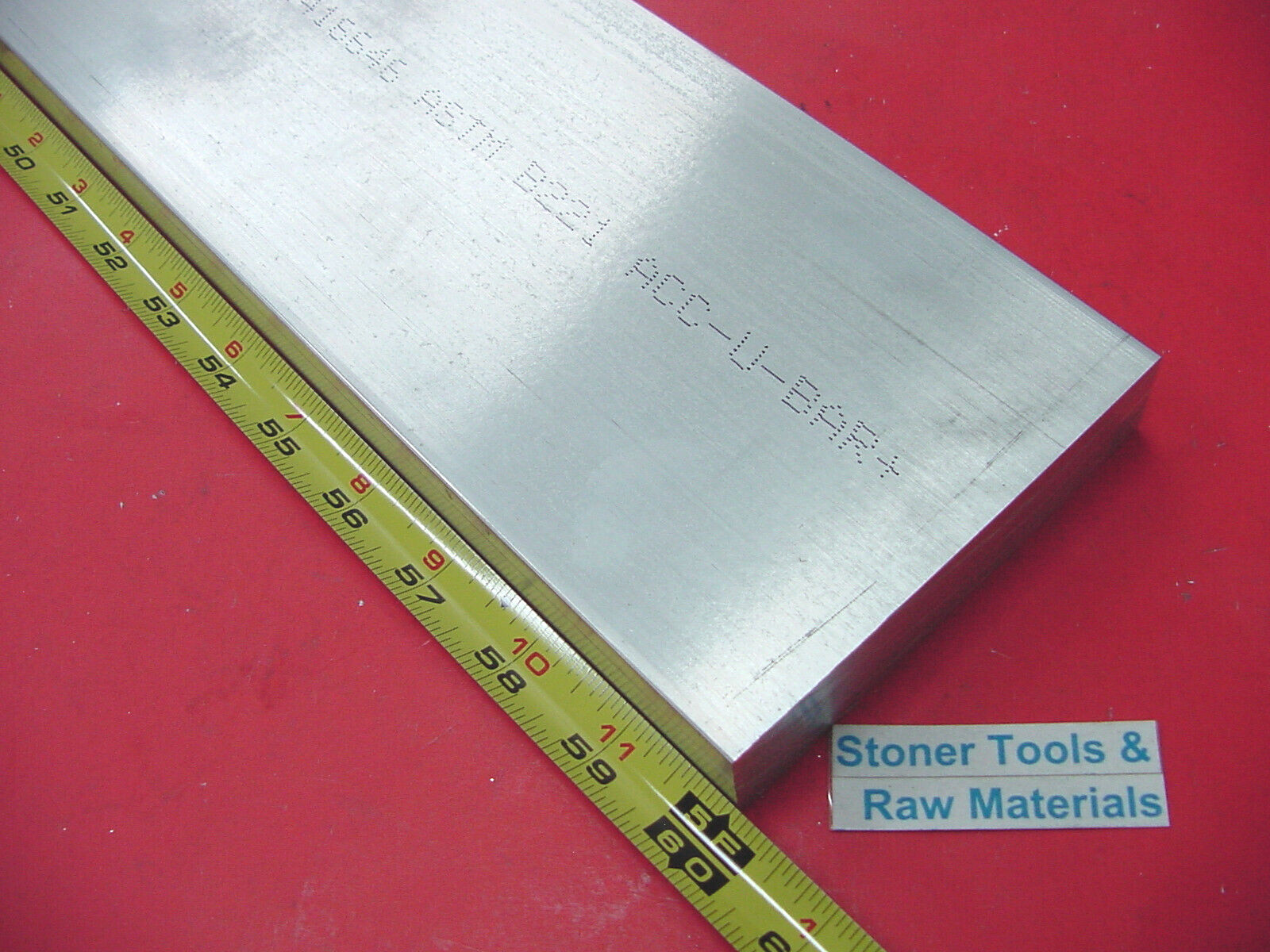 1-1/2″ X 8″ ALUMINUM 6061 FLAT BAR 60″ long 1.50″ PLATE Solid Mill Stock 5′