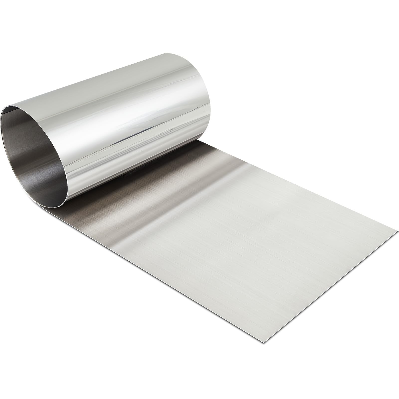 430 Stainless Steel Sheet Metal 24″x96″ 24ga Brushed Finish Panel for Crafting,
