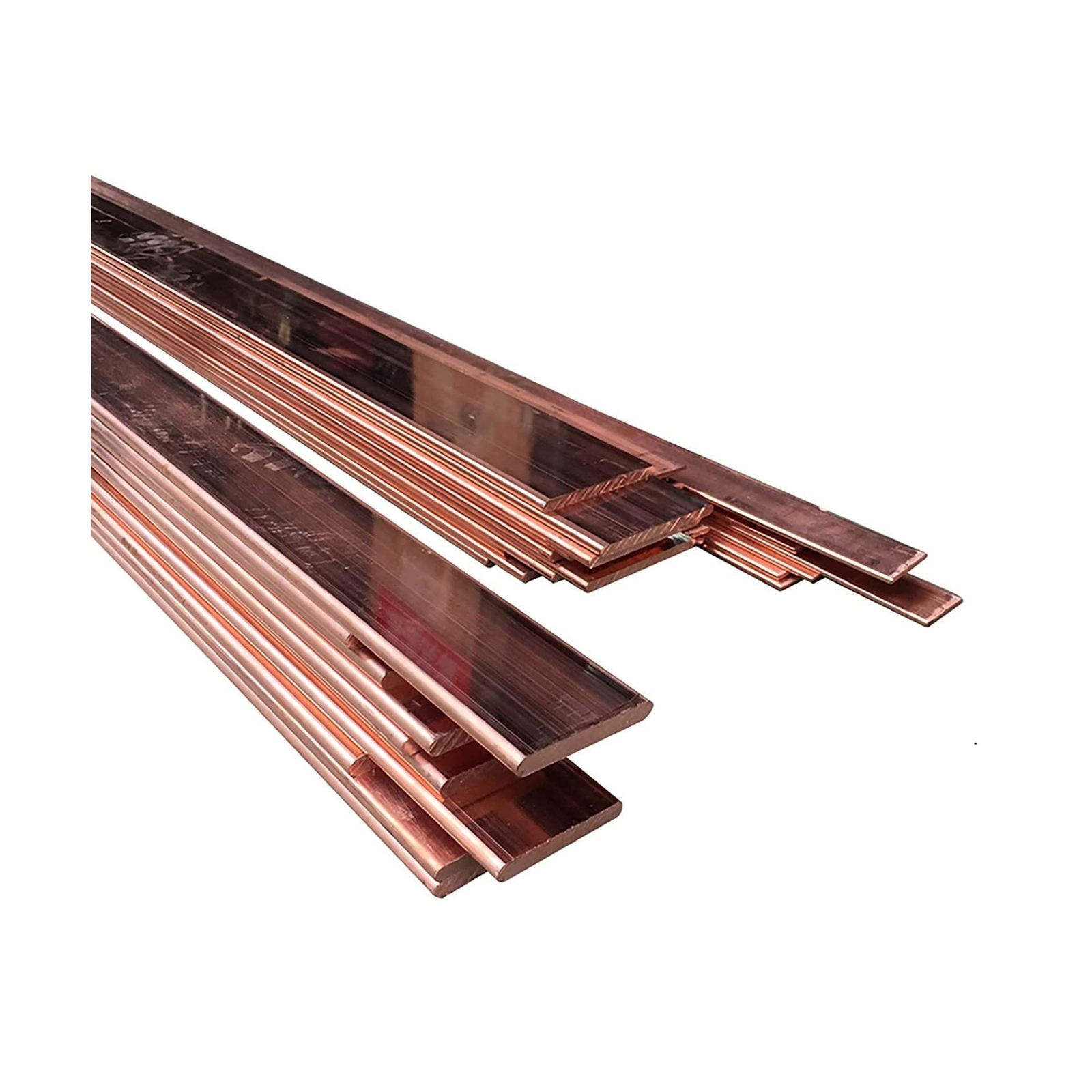 Copper Bus Bar 6mm x 50mm x 23.62 inch / 600mm, 1Pcs C110 Pure Cu Copper Flat…