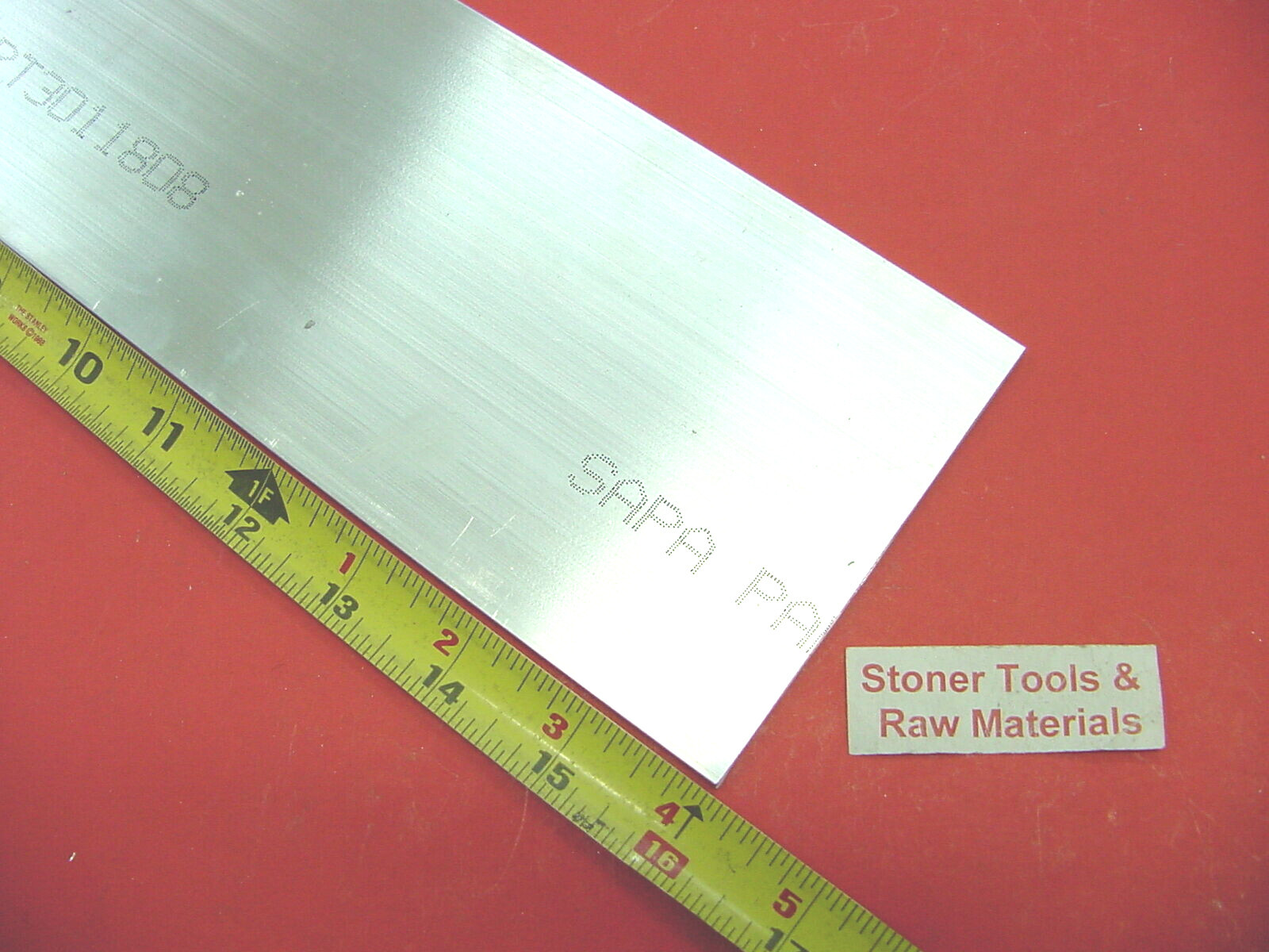 1/4″ X 4″ ALUMINUM 6061 FLAT BAR 16″ long T6511 Extruded Mill Bar Stock Cut New
