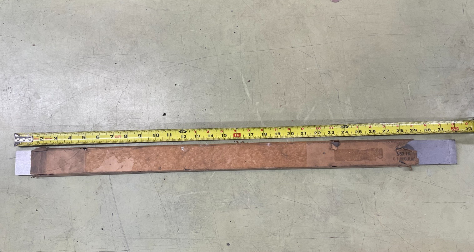 O-1 Tool Steel Bar Stock Flat Plate 3/8″ x 1-3/4″ x 32″ Precision Ground O1 Mill