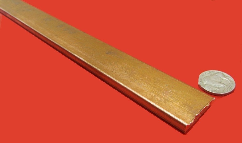 110 Copper Bar H02, 1/4″ Thick x 1.00″ Wide x 5 Ft Length