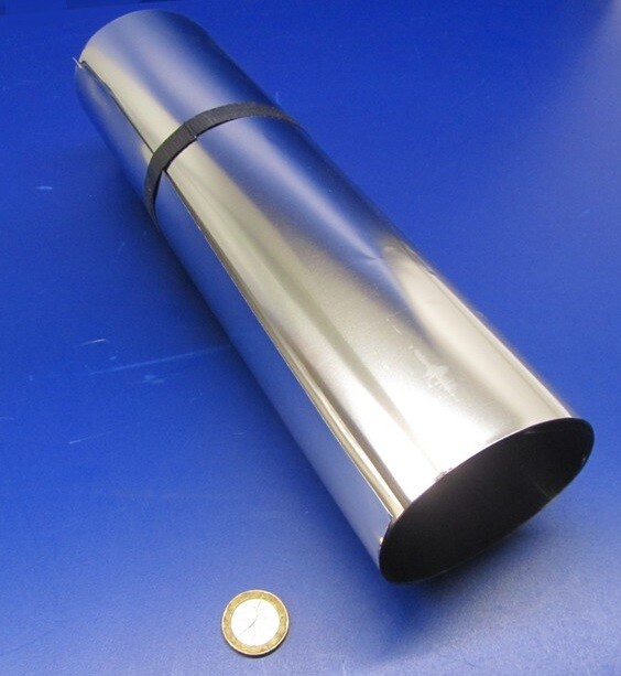 316 Stainless Steel Sheet Soft .007″ Thick x 12.0″ Width x 100.0″ Length