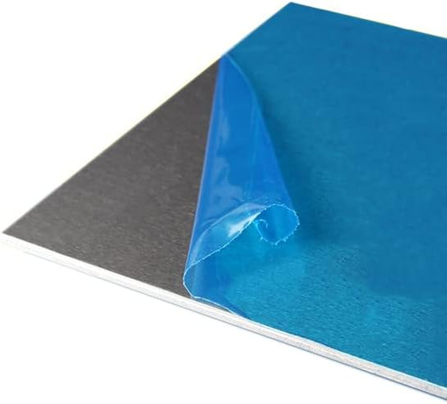 304 Stainless Steel Sheet, Metal Sheet for Crafting, Brushed Finish Flat Sheets
