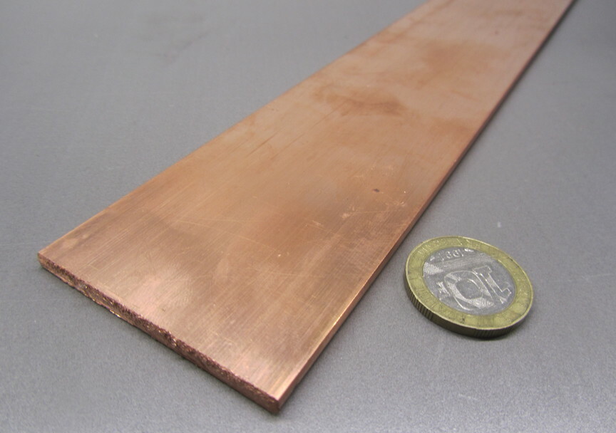 110 Copper Bar H02 .125″ Thick x 2.0″ Wide x 48.0″ Length