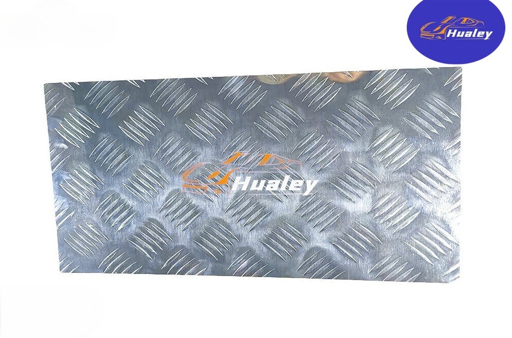 Silver 5 Bar Tread Aluminum Tread Plate 10×20 Inch Marine RV Replacement Sheet