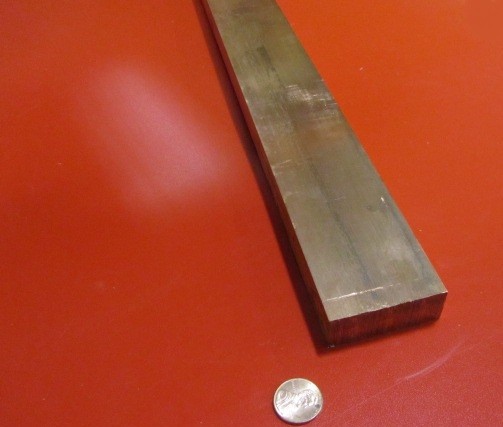 110 Copper Bar H02, 3/4″ Thick x 2.0″ Wide x 2 Ft Length