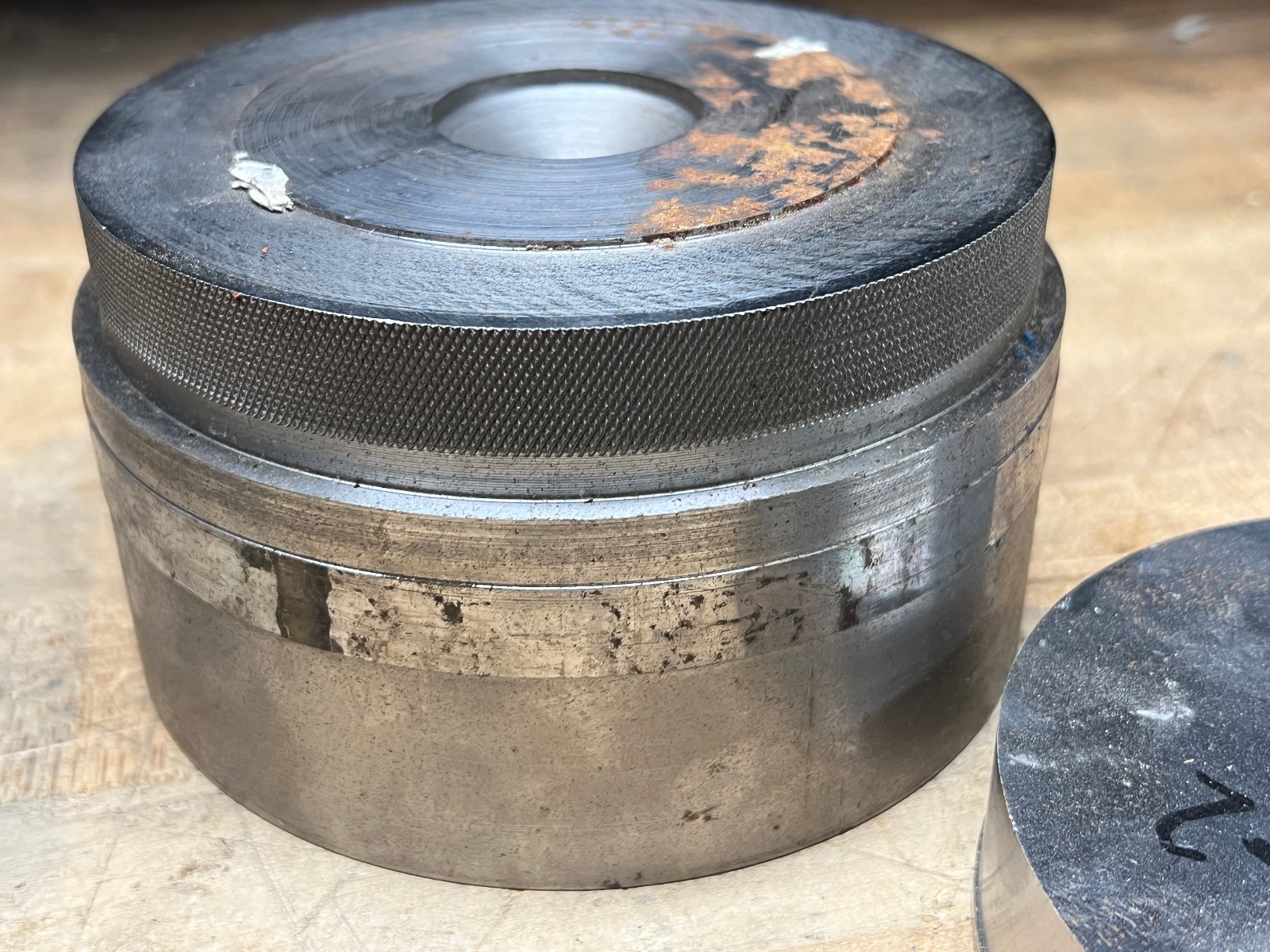 D2 Tool steel Round bar cut off lot 4.75″ 5.5″ – 24.6 lbs