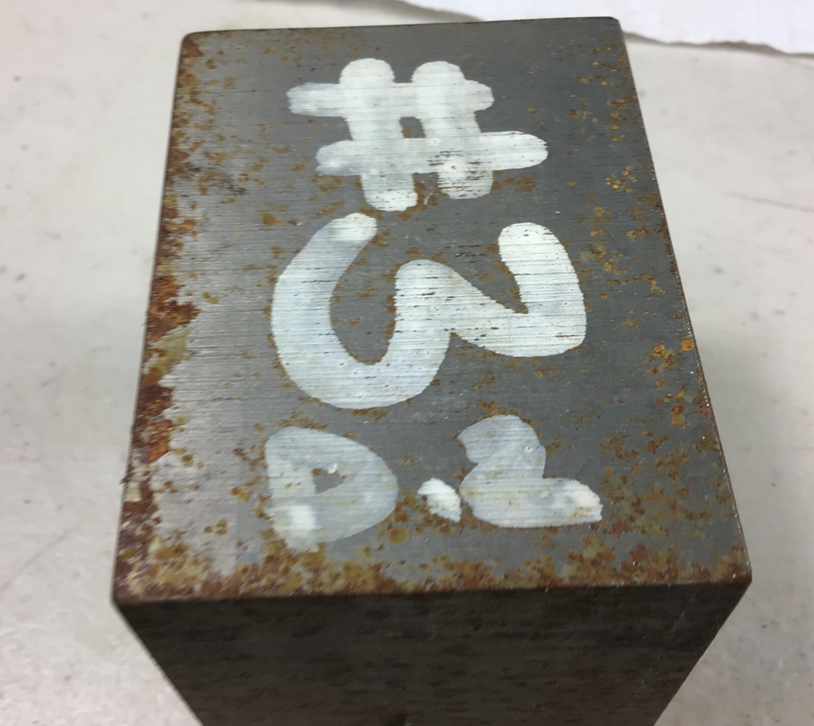 D2 Tool Steel Flat Stock, 2.03” X 2.54 X 2.75