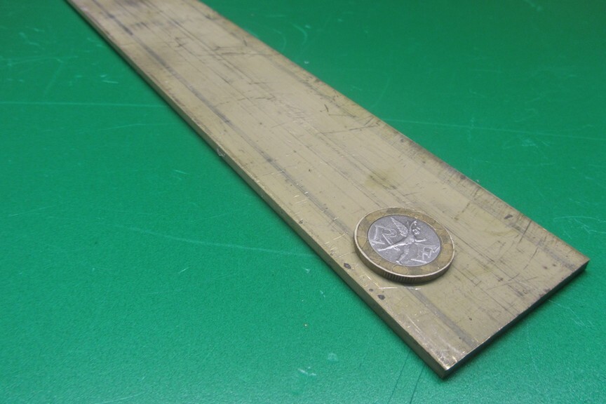 385 Brass Flat Bar 1/8″ Thick x 2.0″ Wide x 4 Foot Length