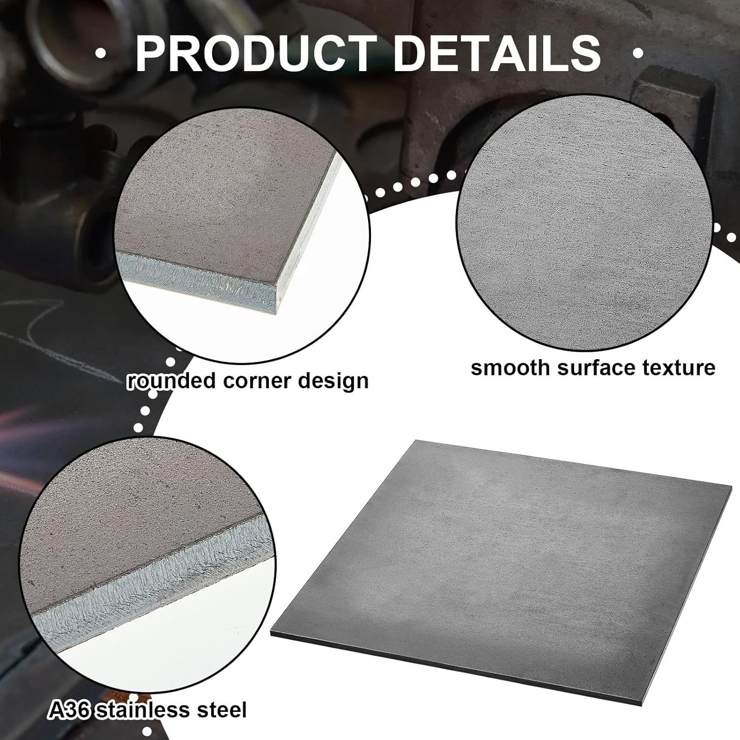 A36 Steel Plate, Hot Rolled Metal 1/4 Plate Sheet#