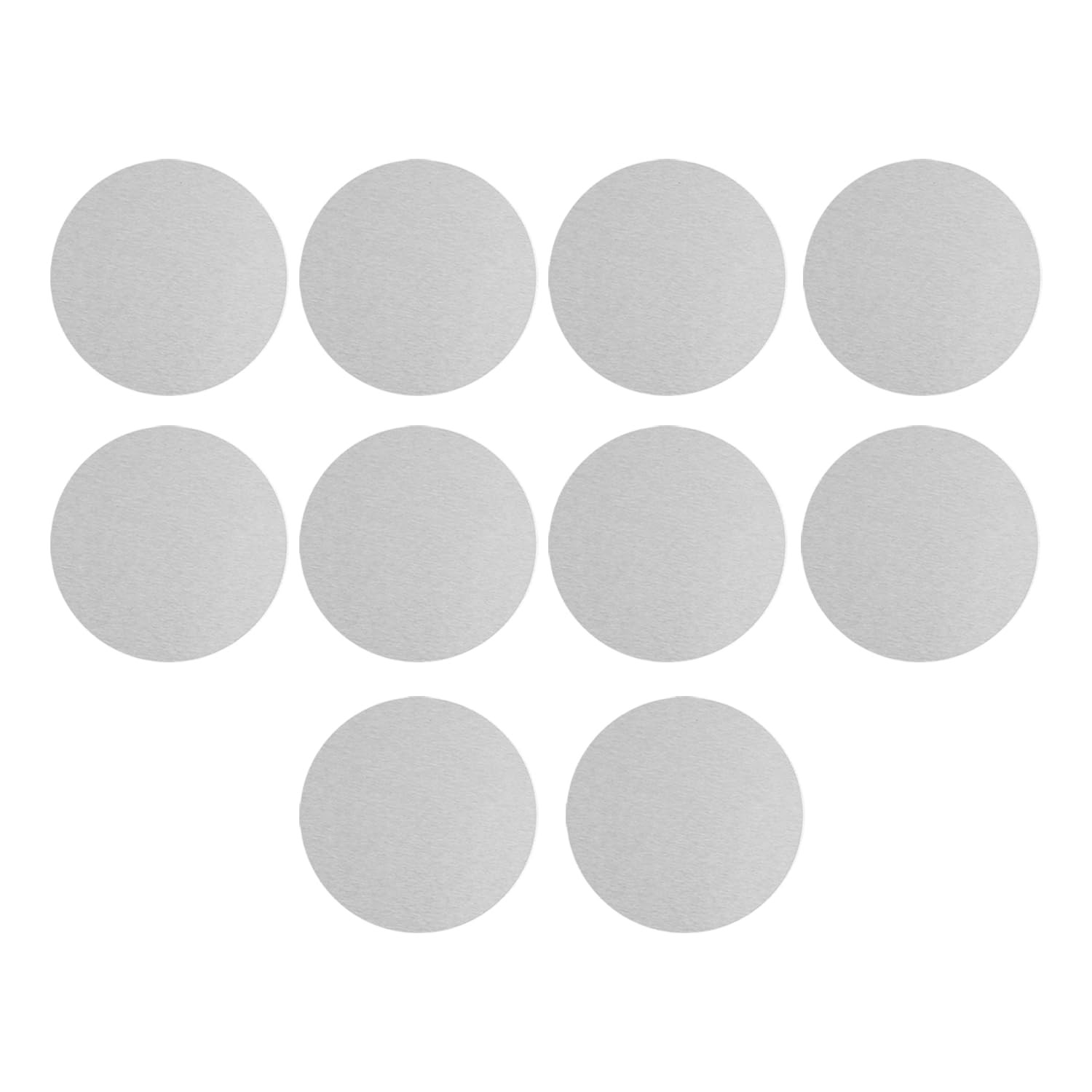 Aluminum Disc 6061 Circle Plate 60mm Dia 1.5mm Thick Round Metal Blank 10 PCS