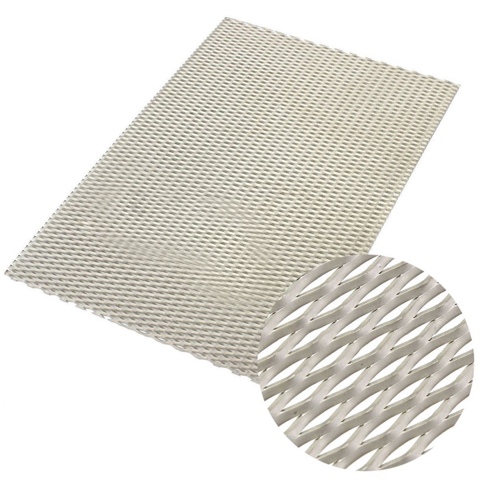 300mmX 200mm X 0.5mm Metal Titanium Mesh Sheet Perforated Plate Expanded