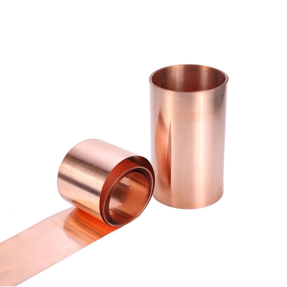 Pure Cu Sheet Copper Foil Copper Sheet Plates 99.9% Copper Strip 0.01~1mm Thickness
