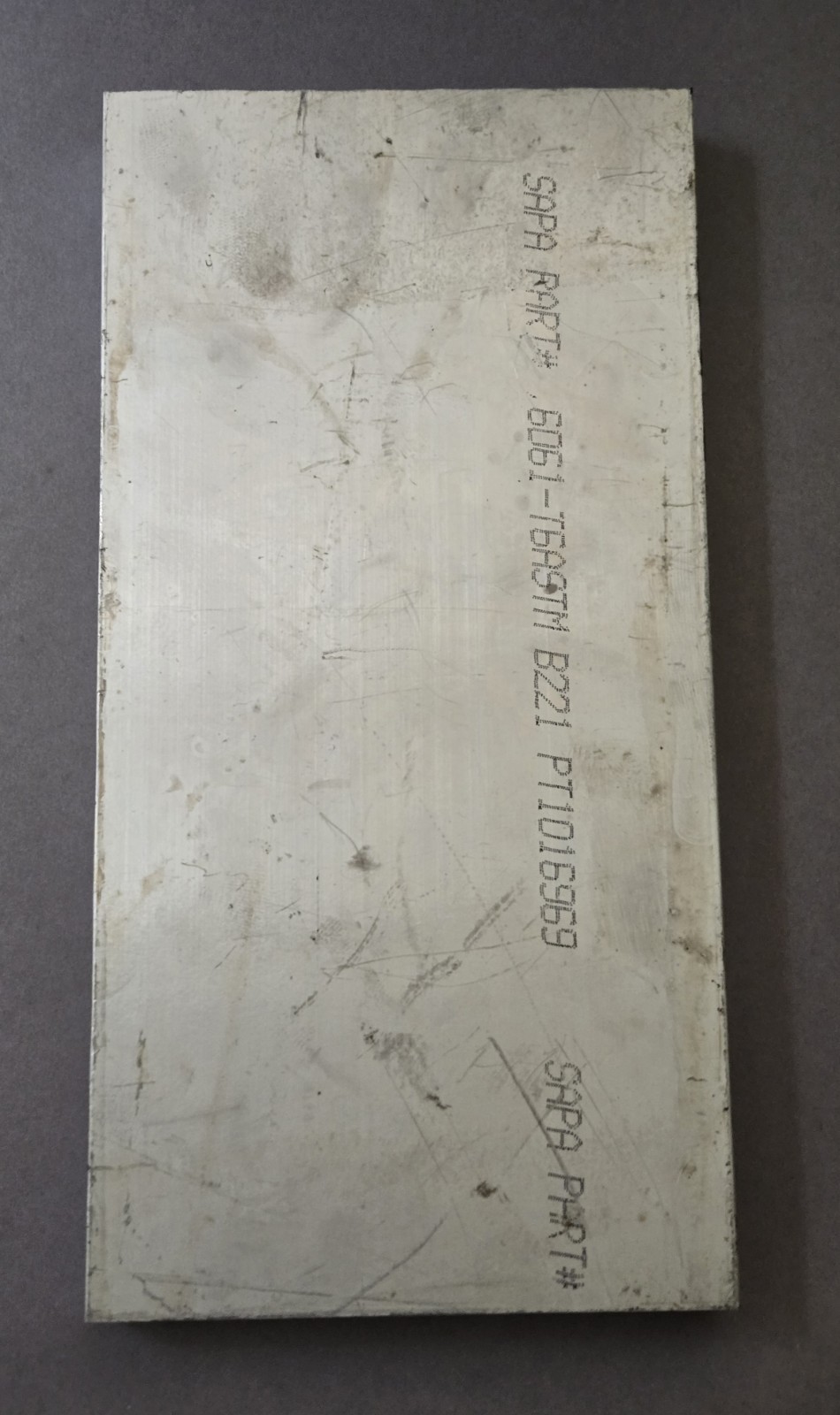 6061 Aluminum Flat Bar 1″ x 6″ x 12″-Long– Heat Treating Quench Plates