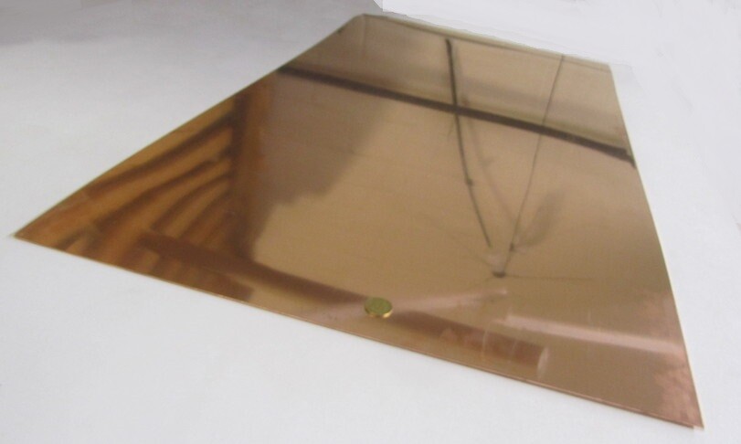 101 Copper Sheet 1/8 to 1/4 Hard .025″ Thick x 24.0″ Wide x 48.0″ Length