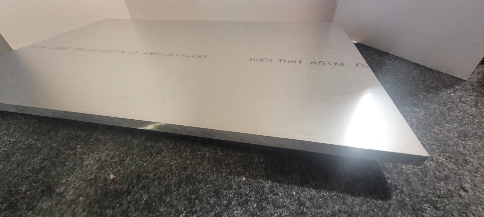 3/8″ (.375) 6061-T651 Commercial Grade Aluminum Plate 11″ X 18 3/16″