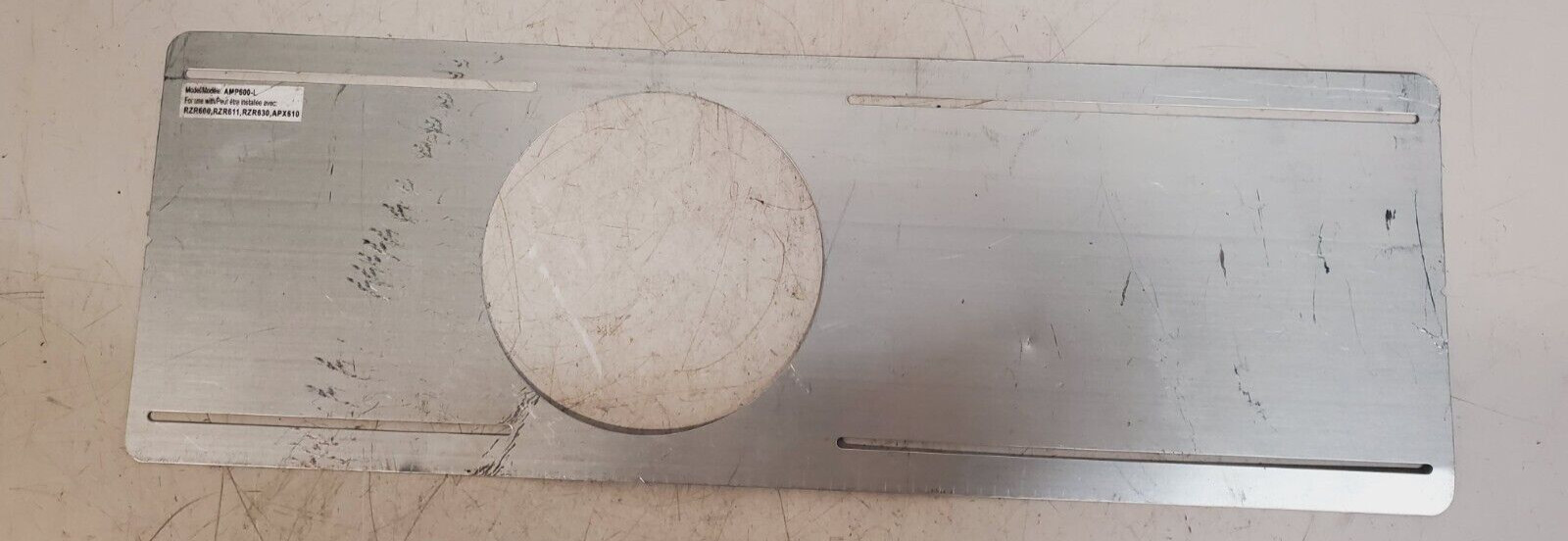 6 Qty. of Mounting Plates 6″ Diameter Long Adjustable AMP600-L (6 Qty)
