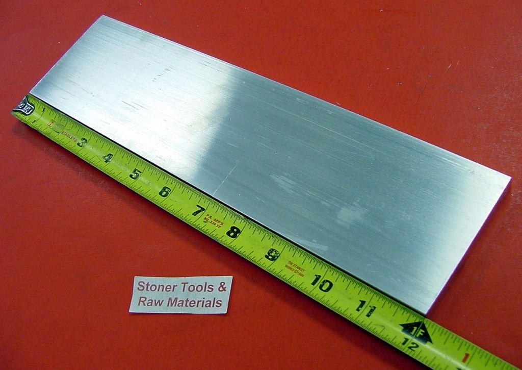 3/8″ X 3″ Aluminum 6061 Flat BAR 12″ Long +.07″/-0 T6511 Solid Extruded Plate…
