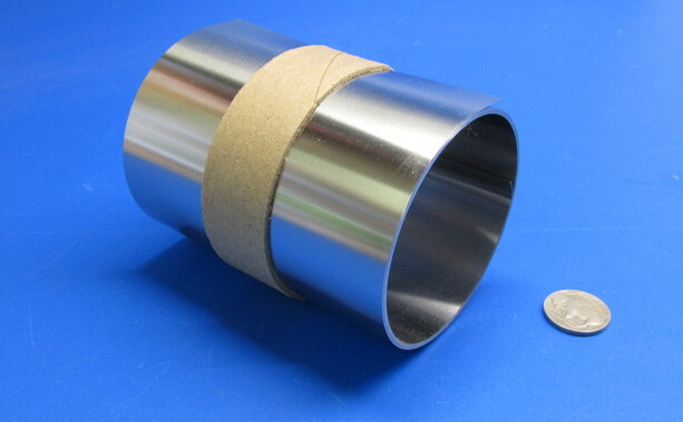 301 Stainless Steel Sheet Shim, .010″ (+/-.0007″) x 4.0 x 5 Foot Length