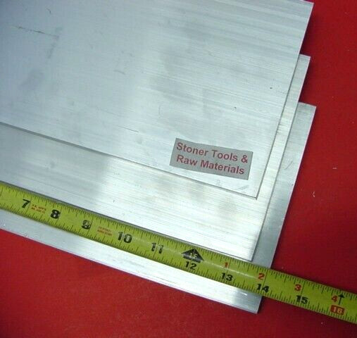 3 Pieces 5/8″ X 6″ ALUMINUM 6061 FLAT BAR 14″ long Solid T651 Extruded Stock New