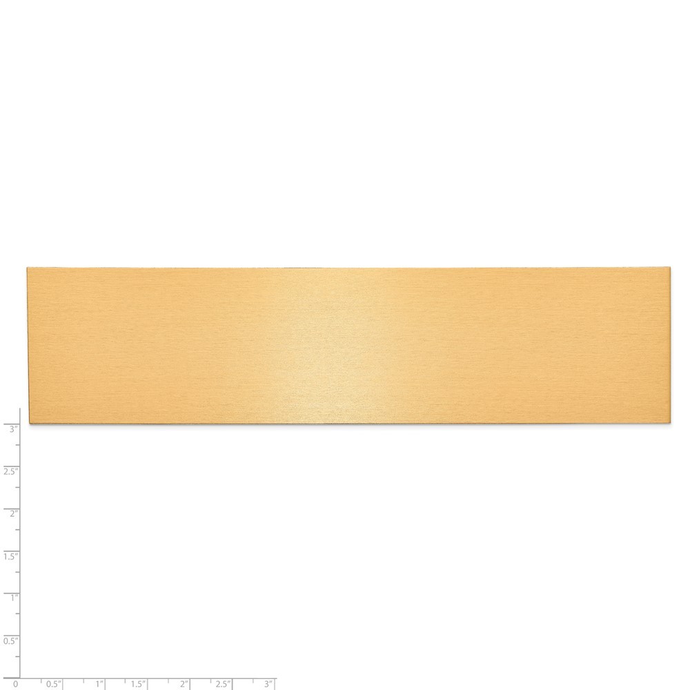 1 7/8 x 7 1/2 Copper Aluminum Plates-Set of 6